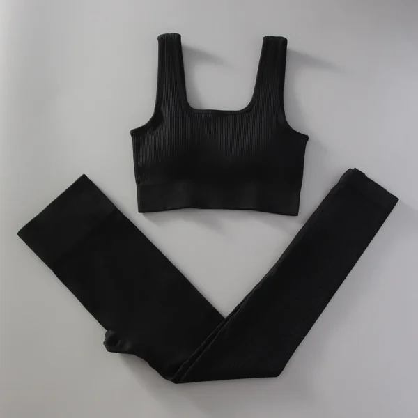 Trajes de entrenamiento para Fitness 2 piezas - Imagen 4