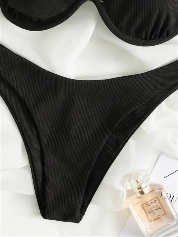 Conjunto de Bikini de un hombro con aro - Imagen 7