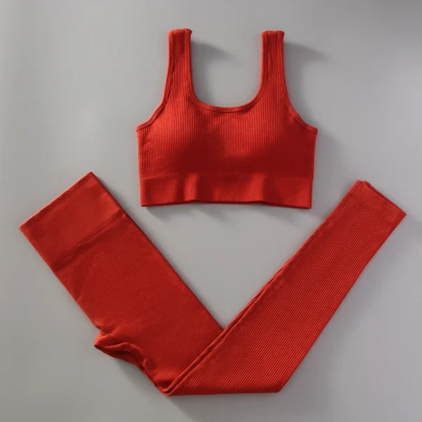 Trajes de entrenamiento para Fitness 2 piezas - Imagen 6