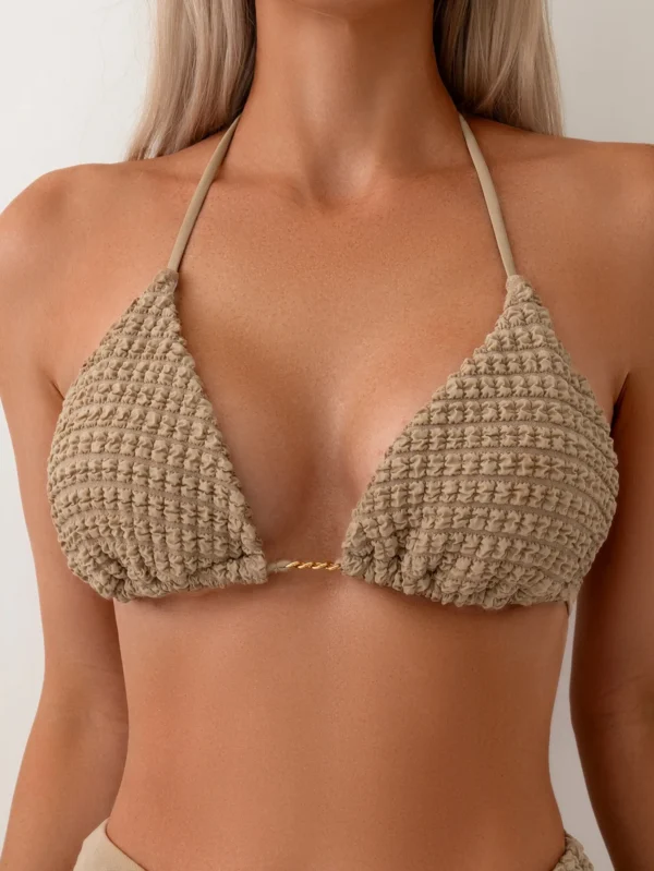 Conjunto de Bikini de 3 piezas Coffee - Imagen 5