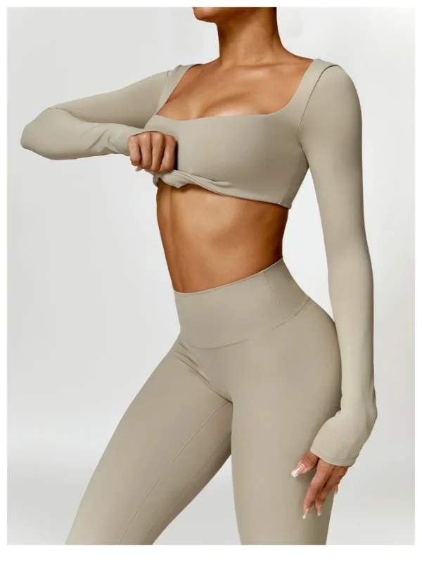 Conjunto de Yoga de invierno para mujer - Imagen 2