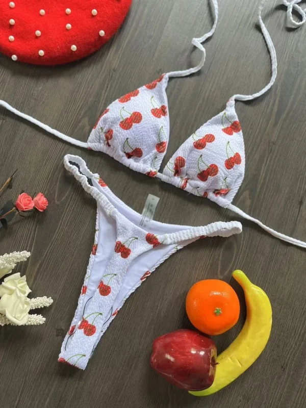 Bikini con Estampado de Cereza - Imagen 3